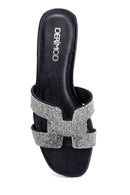 Women's Stone Detailed Casual Slippers | Derimod Women's Stone Detailed Casual Slippers | Derimod