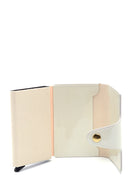 Women's Beige Leather Card Holder | Derimod Women's Beige Leather Card Holder | Derimod