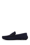 Erkek Lacivert Nubuk Deri Casual Loafer | Derimod Erkek Lacivert Nubuk Deri Casual Loafer | Derimod