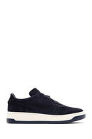 Erkek Lacivert Süet Deri Sneaker | Derimod Erkek Lacivert Süet Deri Sneaker | Derimod
