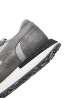 Erkek Gri Deri Sneaker | Derimod Erkek Gri Deri Sneaker | Derimod