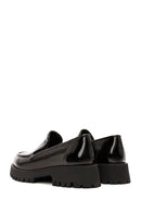 Women's Black Patent Leather Masculine Loafer | Derimod Women's Black Patent Leather Masculine Loafer | Derimod