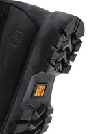 Caterpillar Women's Black Vermont Fur Nubuck Leather Boots | Derimod Caterpillar Women's Black Vermont Fur Nubuck Leather Boots | Derimod