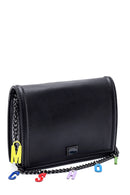 Women's Accessory Detailed Shoulder Bag | Derimod Women's Accessory Detailed Shoulder Bag | Derimod