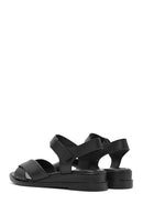 Women's Black Strappy Leather Sandals | Derimod Women's Black Strappy Leather Sandals | Derimod
