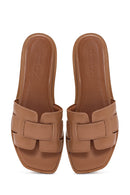 Women's Tan Slippers | Derimod Women's Tan Slippers | Derimod