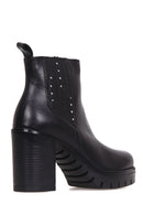 Women's Heeled Leather Boots | Derimod Women's Heeled Leather Boots | Derimod