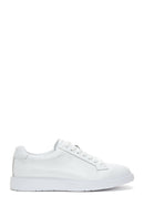 Erkek Beyaz Deri Sneaker | Derimod Erkek Beyaz Deri Sneaker | Derimod