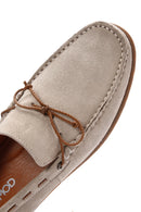 Men's Beige Suede Leather Casual Loafer | Derimod Men's Beige Suede Leather Casual Loafer | Derimod