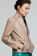 Riva Women's Leather Jacket | Derimod Riva Women's Leather Jacket | Derimod