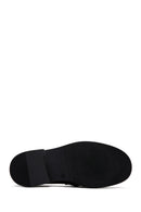 Kadın Siyah Deri Rugan Maskülen Klasik Loafer | Derimod Kadın Siyah Deri Rugan Maskülen Klasik Loafer | Derimod