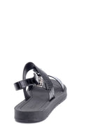 Kadın Yılan Baskılı Casual Sandalet | Derimod Kadın Yılan Baskılı Casual Sandalet | Derimod