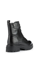 Women's Geox Iridea Zippered Leather Boots | Derimod Women's Geox Iridea Zippered Leather Boots | Derimod
