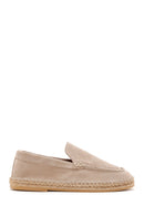 Men's Beige Suede Espadrilles | Derimod Men's Beige Suede Espadrilles | Derimod