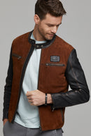 Gasol Men's Leather Jacket | Derimod Gasol Men's Leather Jacket | Derimod
