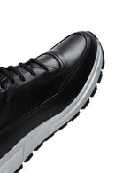 Erkek Siyah Deri Sneaker | Derimod Erkek Siyah Deri Sneaker | Derimod