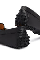 Kadın Siyah Tokalı Deri Loafer | Derimod Kadın Siyah Tokalı Deri Loafer | Derimod