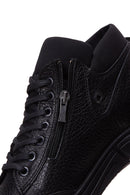 Men's Black Leather Casual Zipper Boots | Derimod Men's Black Leather Casual Zipper Boots | Derimod