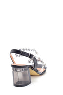 Women's Transparent Thick Heeled Sandals | Derimod Women's Transparent Thick Heeled Sandals | Derimod
