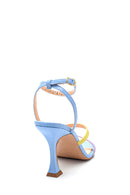 Women's Casual Heeled Leather Sandals | Derimod Women's Casual Heeled Leather Sandals | Derimod