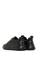 Erkek Siyah Bağcıklı Deri Sneaker | Derimod Erkek Siyah Bağcıklı Deri Sneaker | Derimod