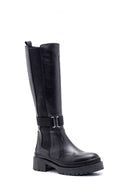 Women's Leather Zippered Boots | Derimod Women's Leather Zippered Boots | Derimod