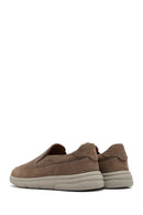 Erkek Bej Nubuk Deri Comfort Loafer | Derimod Erkek Bej Nubuk Deri Comfort Loafer | Derimod