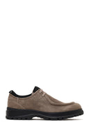Men's Mink Lace-Up Thick-Soled Suede Leather Casual Shoes | Derimod Men's Mink Lace-Up Thick-Soled Suede Leather Casual Shoes | Derimod