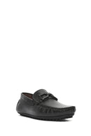Erkek Siyah Tokalı Deri Loafer | Derimod Erkek Siyah Tokalı Deri Loafer | Derimod