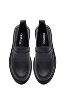 Kadın Siyah Deri Maskülen Loafer | Derimod Kadın Siyah Deri Maskülen Loafer | Derimod