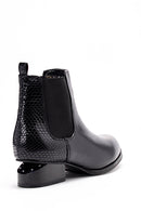 Women's Crocodile Detailed Boots | Derimod Women's Crocodile Detailed Boots | Derimod