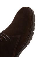 Men's Brown Suede Leather Classic Boots | Derimod Men's Brown Suede Leather Classic Boots | Derimod