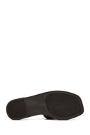 Women's Brown Leather Slippers | Derimod Women's Brown Leather Slippers | Derimod