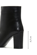 Women's Black Leather Heeled Classic Boots | Derimod Women's Black Leather Heeled Classic Boots | Derimod