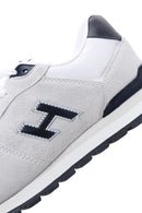 Hammer Jack Men's White Peru Suede Leather Sneaker | Derimod Hammer Jack Men's White Peru Suede Leather Sneaker | Derimod