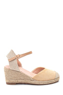 Women's Straw Wedge Heeled Sandals | Derimod Women's Straw Wedge Heeled Sandals | Derimod