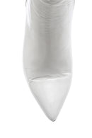 Women's Patent Leather Heeled Boots | Derimod Women's Patent Leather Heeled Boots | Derimod