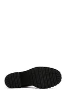 Women's Black Leather Heeled Chelsea Boots | Derimod Women's Black Leather Heeled Chelsea Boots | Derimod