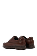 Men's Brown Lace-Up Leather Casual Shoes | Derimod Men's Brown Lace-Up Leather Casual Shoes | Derimod