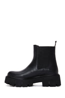 Women's Black Thick Soled Chelsea Boots | Derimod Women's Black Thick Soled Chelsea Boots | Derimod