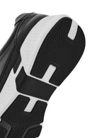 Erkek Siyah Bağcıklı Kalın Tabanlı Deri Sneaker | Derimod Erkek Siyah Bağcıklı Kalın Tabanlı Deri Sneaker | Derimod
