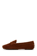 Kadın Deri Süet Loafer | Derimod Kadın Deri Süet Loafer | Derimod