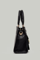 Black Women's Leather Handbag | Derimod Black Women's Leather Handbag | Derimod