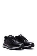 Erkek Siyah Deri Sneaker | Derimod Erkek Siyah Deri Sneaker | Derimod