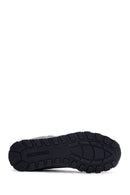 Hammer Jack Men's Gray Leather Sneaker | Derimod Hammer Jack Men's Gray Leather Sneaker | Derimod