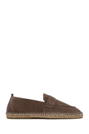 Men's Mink Suede Leather Espadrille | Derimod Men's Mink Suede Leather Espadrille | Derimod