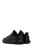 Men's Black Lace-up Leather Sneaker | Derimod Men's Black Lace-up Leather Sneaker | Derimod
