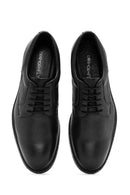 Men's Black Laced Leather Classic Shoes | Derimod Men's Black Laced Leather Classic Shoes | Derimod
