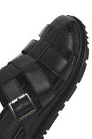 Women's Black Thick Sole Leather Slippers
| Derimod
Women's Black Thick Sole Leather Slippers
| Derimod