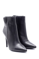 Women's Leather Thin Heeled Boots | Derimod Women's Leather Thin Heeled Boots | Derimod
